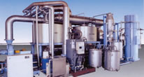溶剤回収・脱臭・排ガス処理装置
