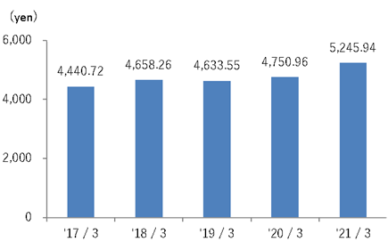 Net Asset per share